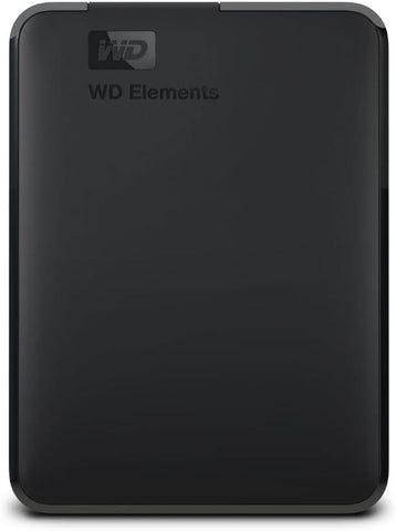 WD 2TB Elements Portable External Hard Drive USB 3.0 for PC - Black - WDBU6Y0020BBK-WESN