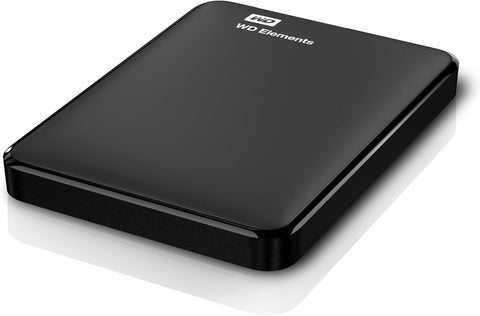 WD Elements Portable External Hard Drive - 500 GB, Black