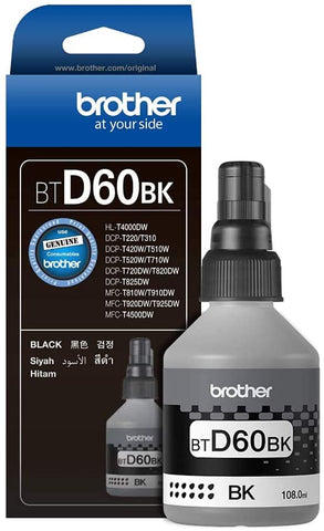 BROTHER BTD60 BLACK INK CARTRIDGE