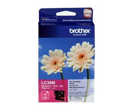 BROTHER LC39 MAGENTA INK CARTRIDGE