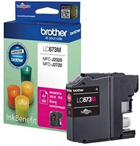 BROTHER LC673 MAGENTA INK CARTRIDGE