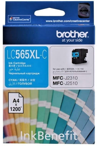 BROTHER LC565XL CYAN INK CARTRIDGE