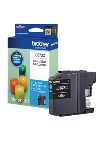 BROTHER LC673 CYAN INK CARTRIDGE