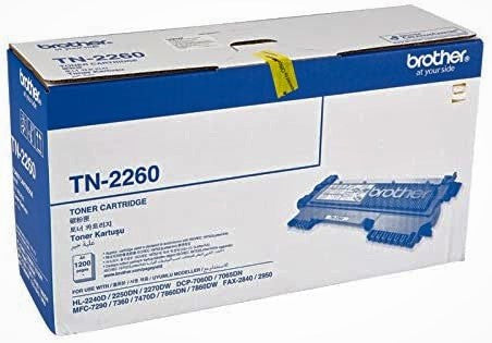 BROTHER TN2260 BLACK TONER CARTRIDGE