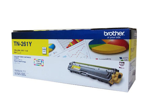 BROTHER TN-261 YELLOW TONER CARTRIDGE