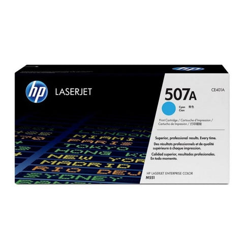 HP 507A CYAN TONER CARTRIDGE