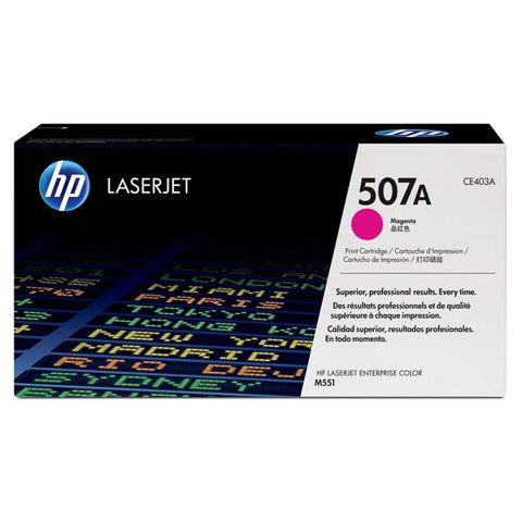 HP 507A MAGENTA TONER CARTRIDGE