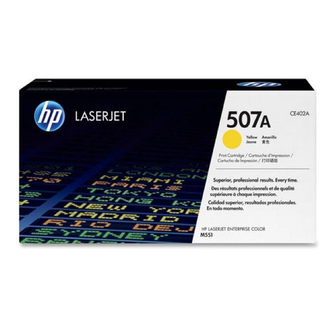 HP 507A YELLOW TONER CARTRIDGE