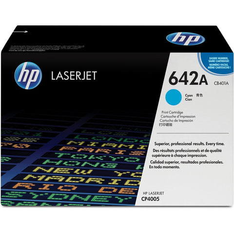 HP 642A CYAN TONER CARTRIDGE