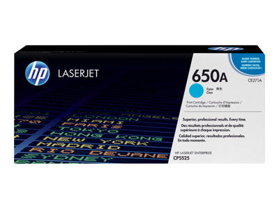 HP 650A CYAN TONER CARTRIDGE