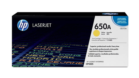 HP 650A YELLOW TONER CARTRIDGE