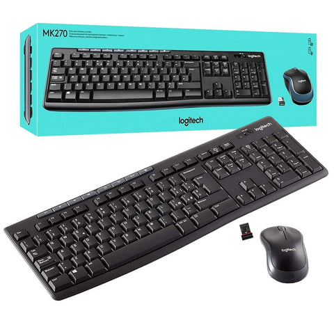 LOGITECH WIRELESS KEYBOARD WITH MOUSE MK270