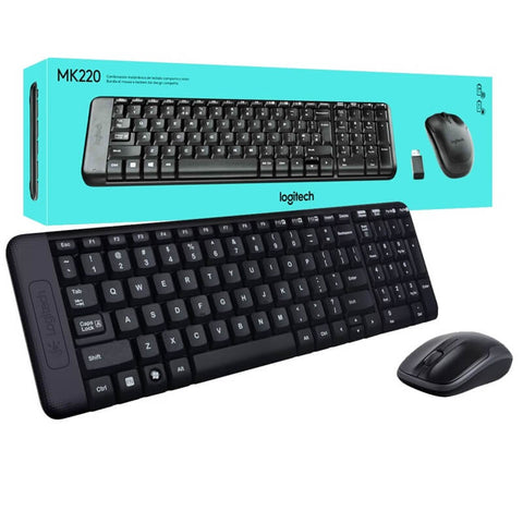 LOGITECH WIRELESS KEYBOARD WITH MOUSE MK220